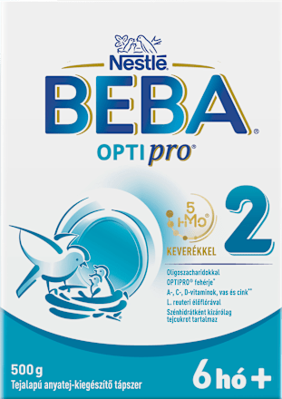OPTIPRO 2 Tejalapú anyatej-kiegészítő tápszer 6hó+ Nestlé BEBA