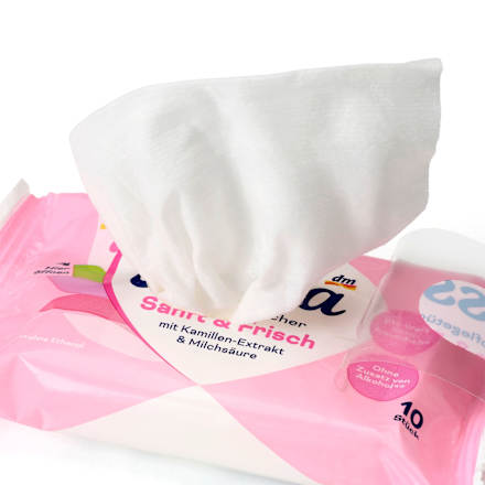 vlhčené ubrousky na intimní hygienu Jessa