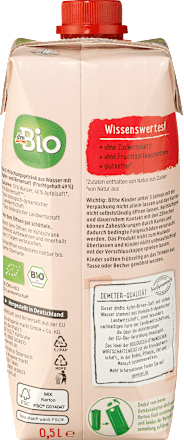 Saft Apfel-Birne mit stillem Wasser dmBio