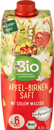 Saft Apfel-Birne mit stillem Wasser dmBio