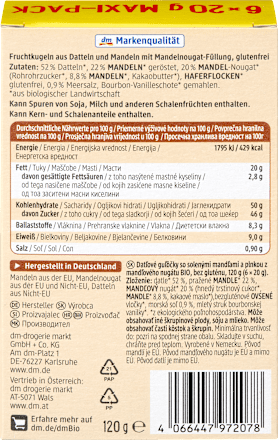 Bliss Balls, gesalzene Mandel dmBio