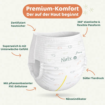 Baby Pants Gr. 4 (8-15 kg) Naty