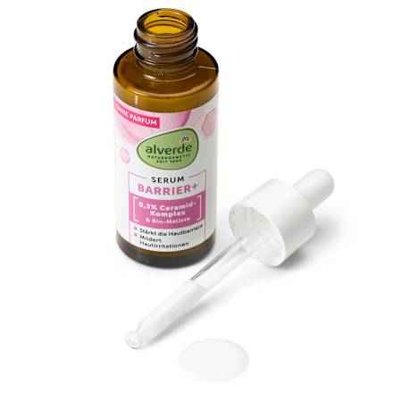 Бариерен серум за лице с церамиди  alverde NATURKOSMETIK
