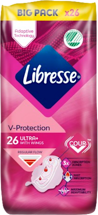 freshness & protection higijenski ulošci s krilcima big Pack – ultra Libresse