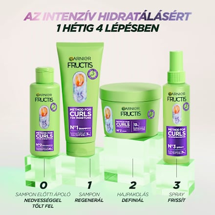 Hidratáló hajpakolás, hullámos és göndör hajra GARNIER FRUCTIS