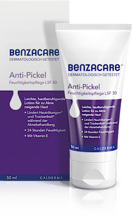 Benzacare Anti-Pickel Feuchtigkeitspflege LSF 30 BENZACARE