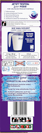 Waschmittelpulver Amethyst Blütentraum  Lenor