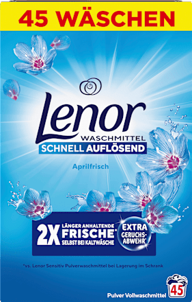 Waschmittelpulver Aprilfrisch Lenor