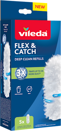 Náhradné hlavice k súprave na utieranie prachu Flex & Catch Vileda