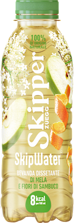 SkipWater bevanda dissetante mela e fiori di sambuco Skipper ZUEGG
