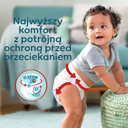 Pieluchomajtki Premium Care rozmiar 5, 12-17 kg Pampers Premium Care
