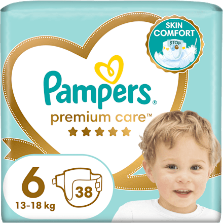 Pieluchy Premium Care rozmiar 6, 13-18 kg Pampers Premium Care