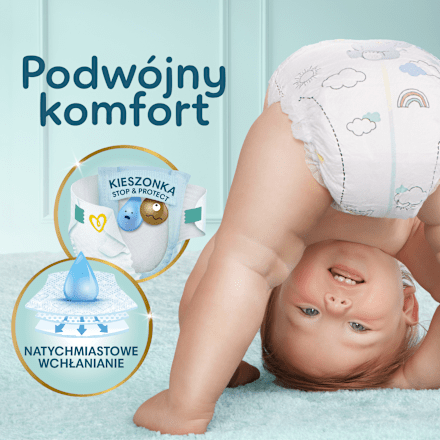 Pieluchy Premium Care rozmiar 6, 13-18 kg Pampers Premium Care
