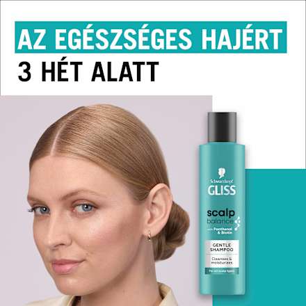 Gyengéden tiszító sampon Scalp Balance, minden fejbőrtípusra Schwarzkopf GLISS