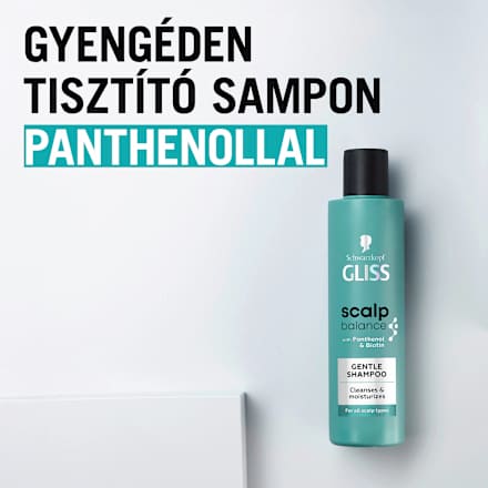 Gyengéden tiszító sampon Scalp Balance, minden fejbőrtípusra Schwarzkopf GLISS
