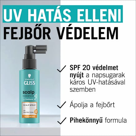 Fejbőr spray Scalp Balance, SPF20  Schwarzkopf GLISS