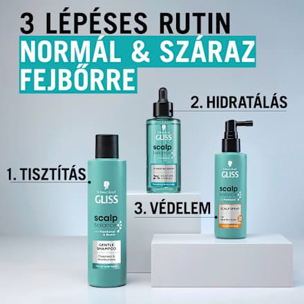 Gyengéden tiszító sampon Scalp Balance, minden fejbőrtípusra Schwarzkopf GLISS