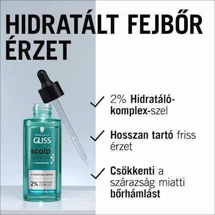 Hidratáló fejbőrszérum Scalp Balance, normál és száraz fejbőrre Schwarzkopf GLISS