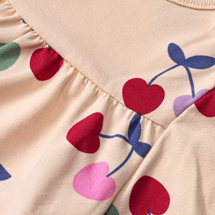 Tunika Pro Climate mit Kirsch-Muster, beige, Gr. 128 ALANA