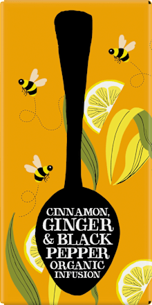 Gewürztee "Be Happy" mit Zitrone, Zimt, Ingwer, schwarzer Pfeffer (20 Beutel) Cupper