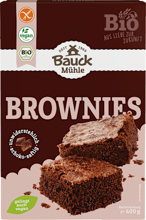 Backmischung Brownies glutenfrei Bauck Mühle