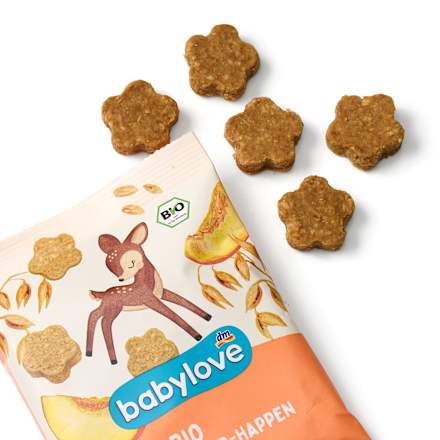 Babysnack Hafer-Happen Pfirsich ab 1 Jahr babylove