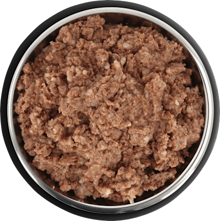 Nassfutter Hund mit Huhn & Leber Lucky Jim