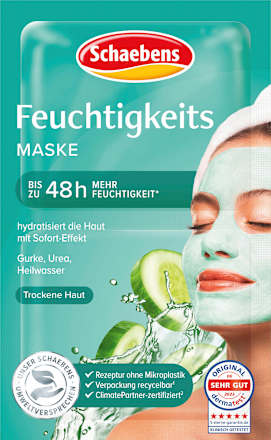 Gesichtsmaske Feuchtigkeit Sofort-Effekt (2 x 5 ml) Schaebens