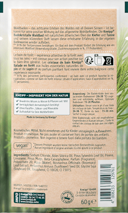 Badesalz Waldbad Kneipp