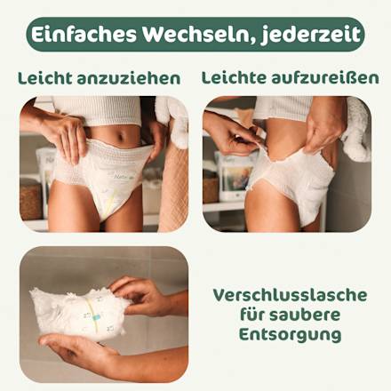 Baby Pants Free Movers Gr. 8 (17+ kg) Naty