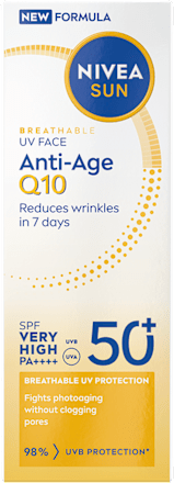 Krema za zaštitu lica od sunca Anti-Age Q10, SPF 50+ NIVEA SUN