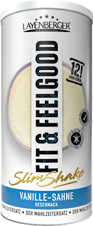 Diät Shake, Slim Shake Vanille & Sahne Layenberger Fit+Feelgood