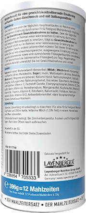 Diät Shake, Slim Shake Vanille & Sahne Layenberger Fit+Feelgood