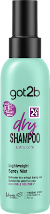 suchý šampon na vlasy Extra Care got2b
