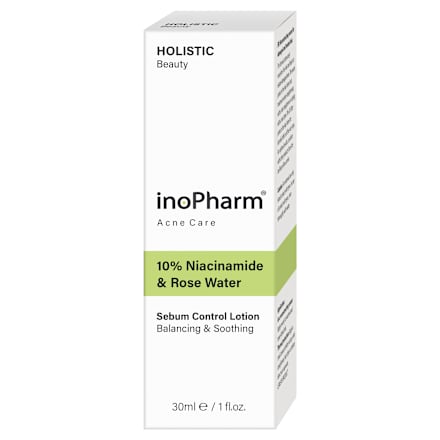 Лосион за контрол на себума с ниацинамид и розова вода inoPharm