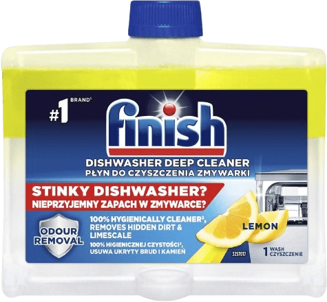Soluţie pentru curăţarea maşinii de spălat vase Lemon Finish