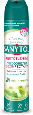 Fertőtlenítő spray Menta illatta SANYTOL