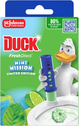 Odorizant pentru toaletă fresh discs Mint DUCK