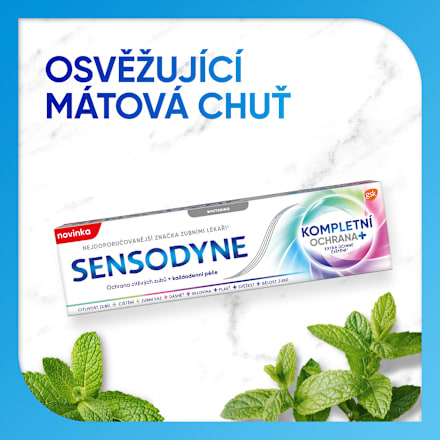 zubní pasta Kompletní ochrana+ Whitening 2x75ml SENSODYNE