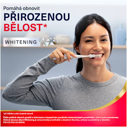 zubní pasta Advanced Whitening Active Gum Repair parodontax
