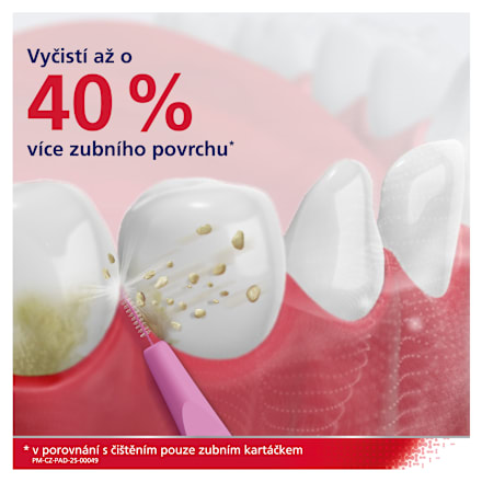 mezizubní kartáčky, velikost 0 parodontax