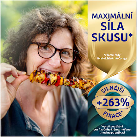 fixační krém na zubní náhrady Power Max Ultimate All in 1 COREGA