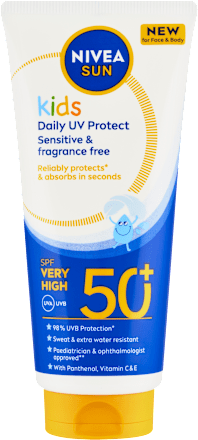Loțiune solară pentru piele delicată a copiilor SPF 50+ NIVEA SUN