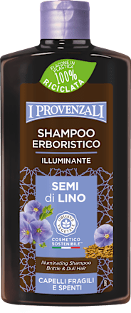 Shampoo erboristico illuminante con semi di lino I PROVENZALI