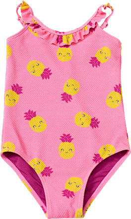 Badeanzug mit Ananas-Muster, rosa, Gr. 98/104 PUSBLU