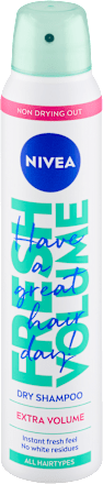 suchý šampon na vlasy Fresh & Extra Volume NIVEA
