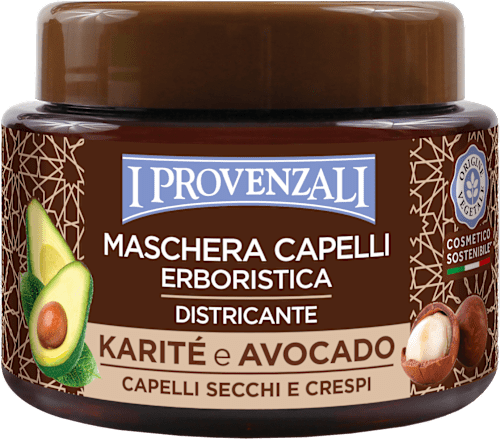 Maschera capelli erboristica districante con karité e avocado I PROVENZALI