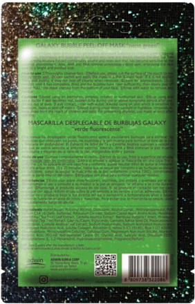 Mască de față peel-off cu bule neon green PUREDERM
