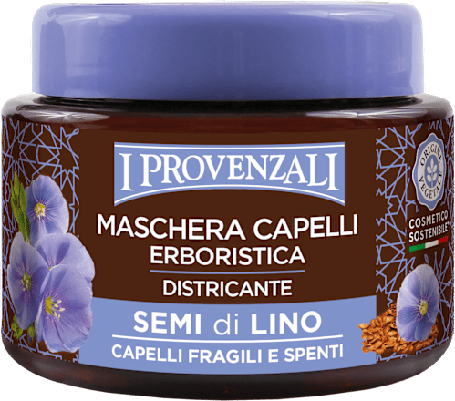 Maschera capelli erboristica districante con semi di lino I PROVENZALI