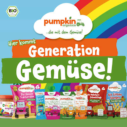 Quetschie Karotte, Kürbis, Süßkartoffel & Mais ab 6 Monaten pumpkin organics